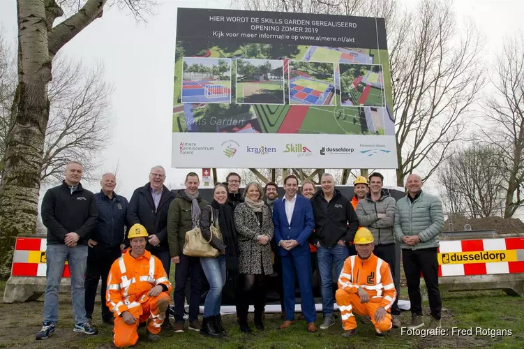 Start aanleg unieke Skills Garden in Stadswerfpark Almere Haven