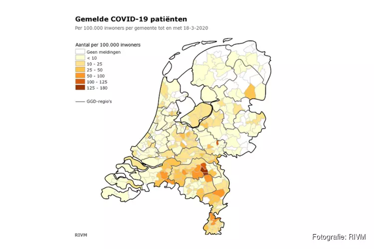 RIVM: Aantal positief geteste mensen nu op 2051. Overleden personen: 58