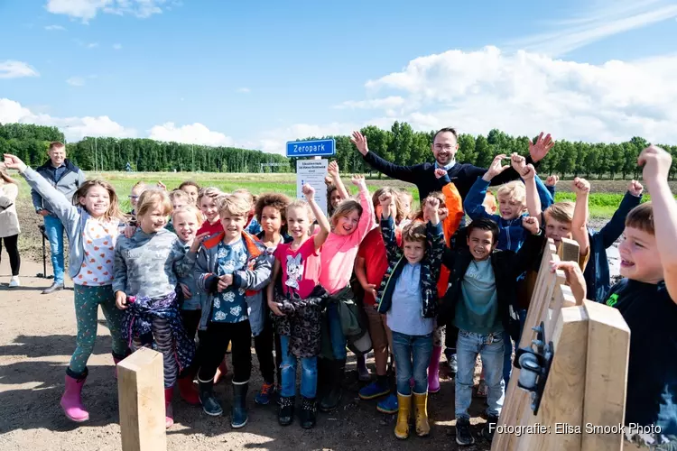 Zeropark geopend door ecologische school