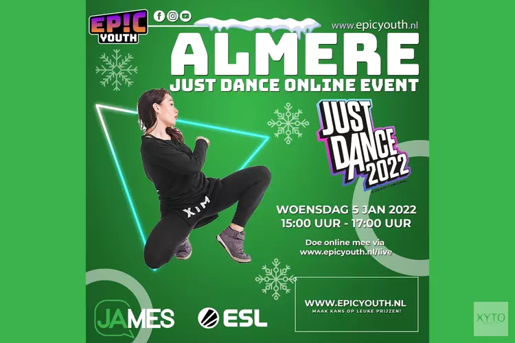 Epic Youth & JAMES organiseren online Fortnite toernooi en Just Dance activiteit voor jongeren in Almere