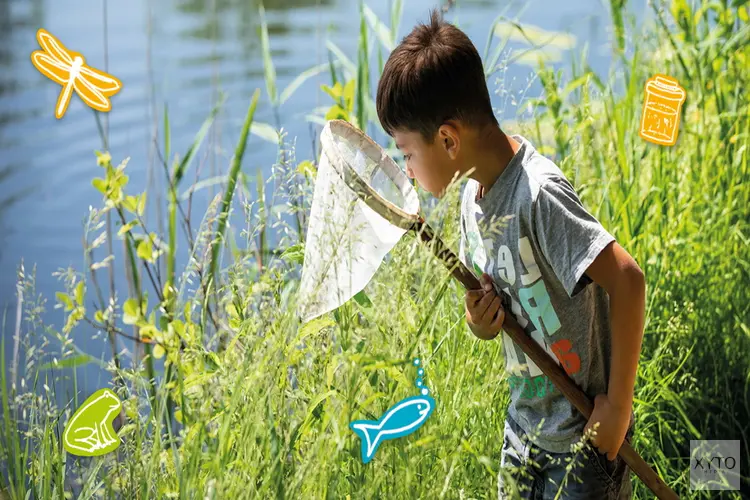 Kinderen onderzoeken waterkwaliteit sloten Flevoland