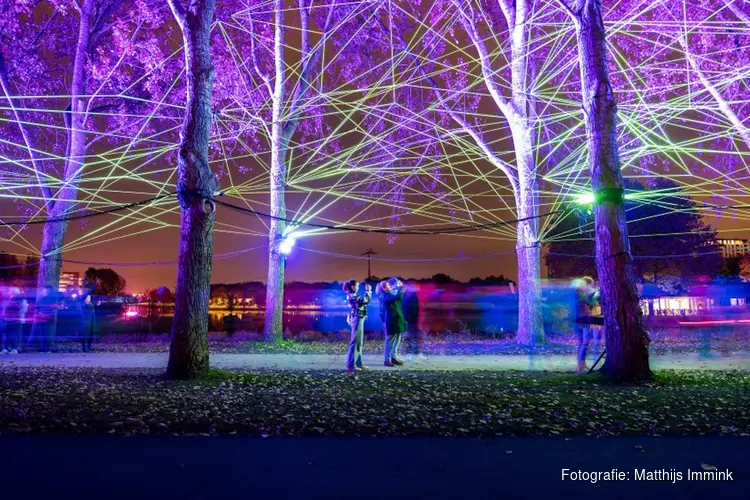 ALLUMINOUS Lichtkunstfestival tijdens de herfstvakantie terug in Almere