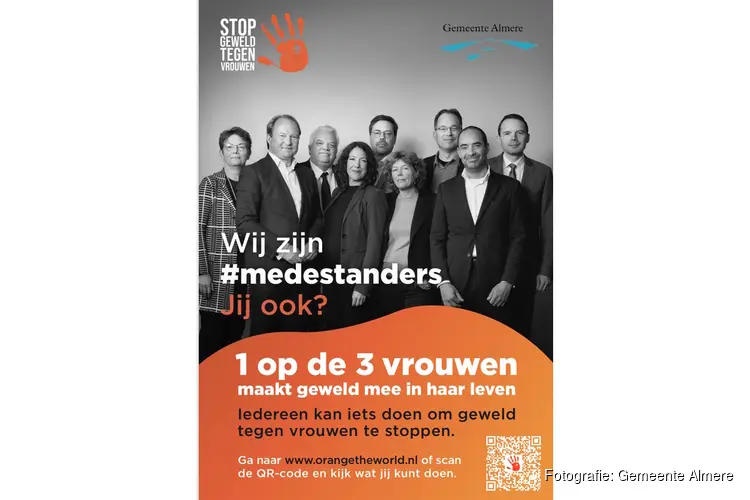 Campagne Orange the World van start in Almere