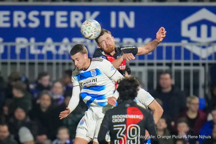 Almere City FC weer stukje dichterbij handhaving na winst op PEC Zwolle