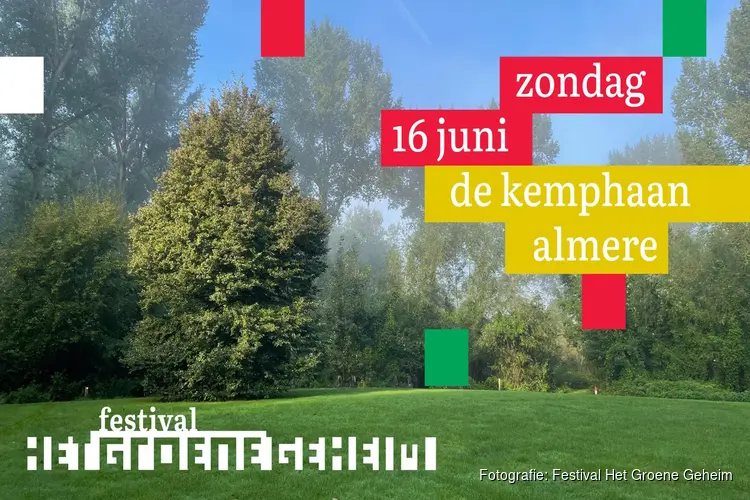Festival Het Groene Geheim op 16 juni 2024 brengt klassieke muziek tot leven in de natuur van Almere. Kaartverkoop gestart.