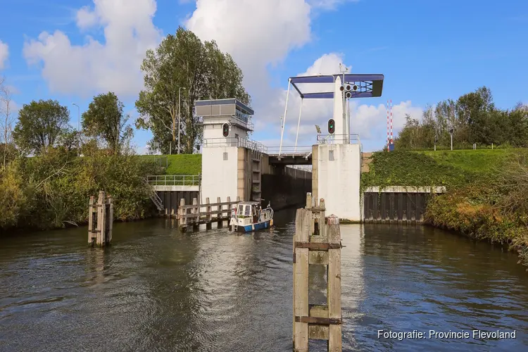 Zuidersluis Almere in juli gesloten vanwege werkzaamheden