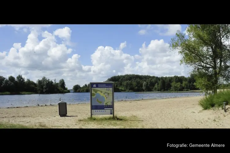 Blauwalg in Haven en Poort