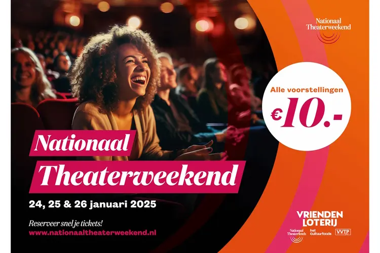 10 januari 2025 Naar het theater voor een tientje tijdens het Nationaal Theaterweekend