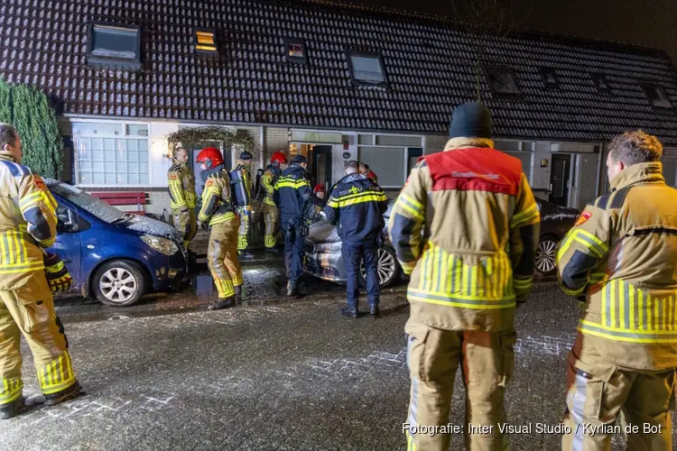 Autobrand aan Pastinaakstraat snel onder controle