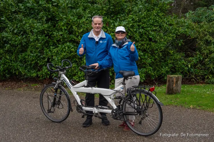 ‘Blinde Alice Kortekaas gaat op de tandem naar Spanje!’