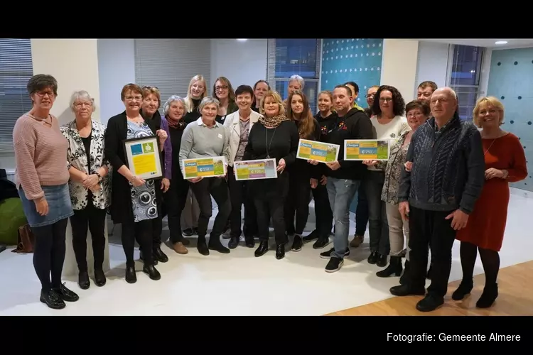 Almere nomineert lokale vrijwilligers voor landelijke prijzen