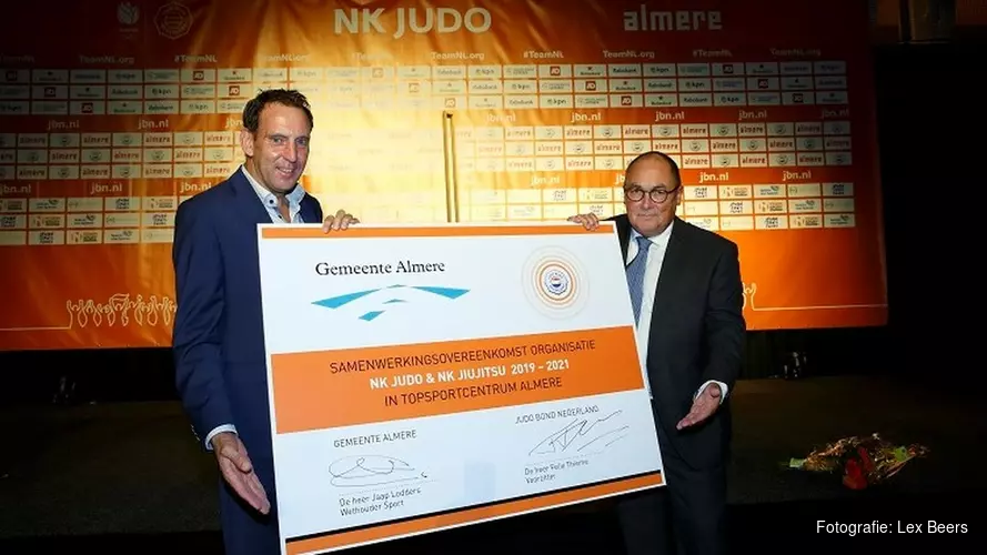 Gemeente Almere en Judo Bond Nederland verlengen overeenkomst