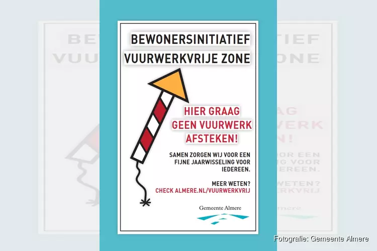 Almere start met initiatief vrijwillige vuurwerkvrije zones